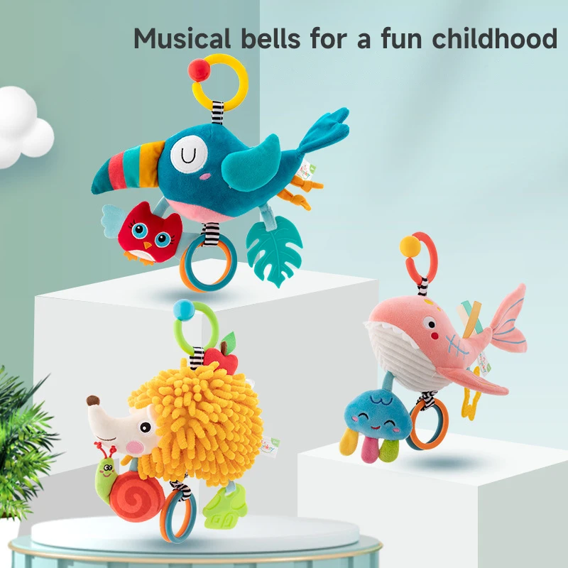 Kids Toys New Born - Juguete de peluche suave para recién