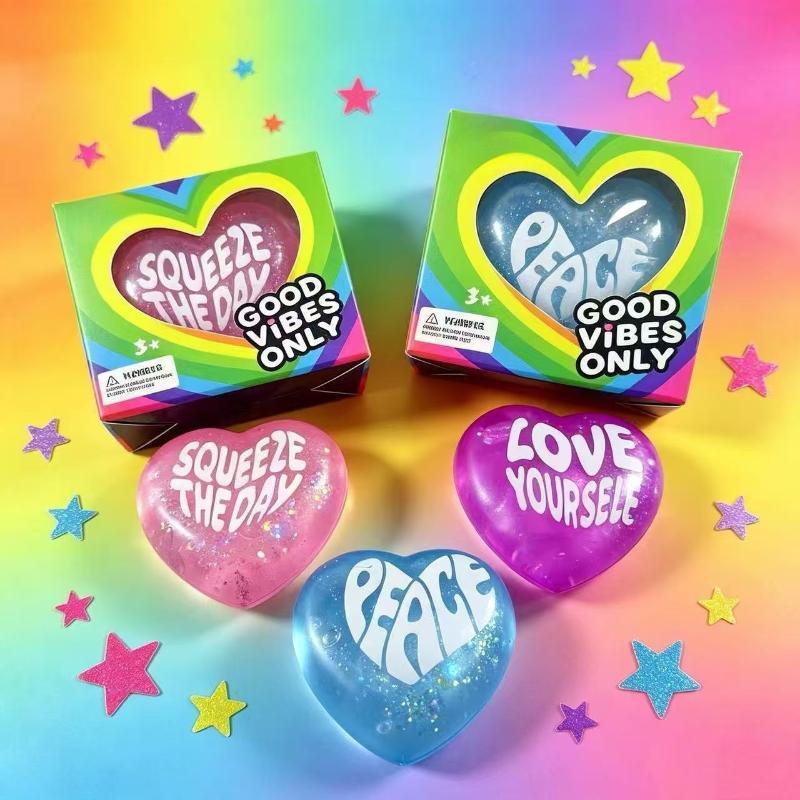 Kids Toys Quotes - 【M】Juguetes antiestrés con forma de corazón