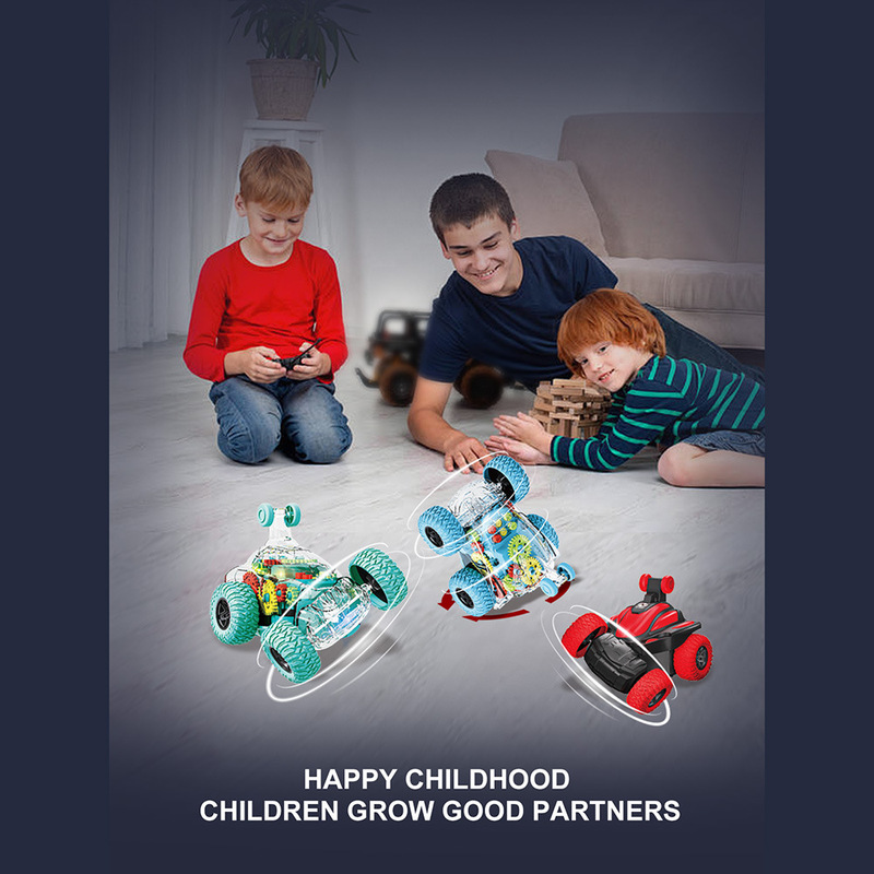 Kids Toys Channel - Coche de Acrobacias Eléctrico Inalámbrico con