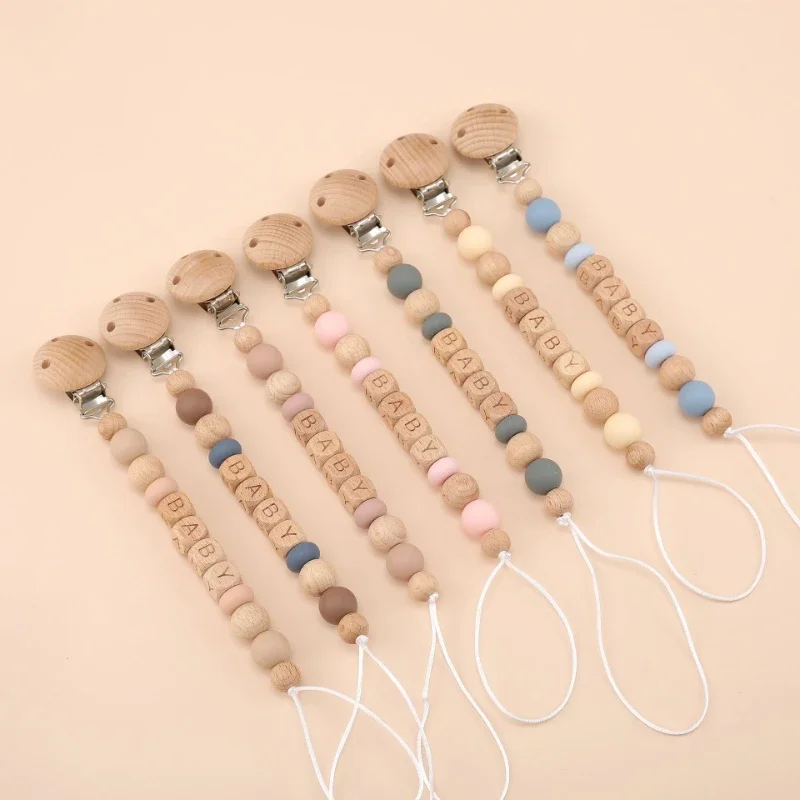 Kids Toys New Born - Clips para chupete de bebé, mordedores