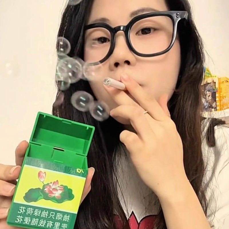 Bubble Machine Outdoor - Caja de cigarrillos de plástico creativa,