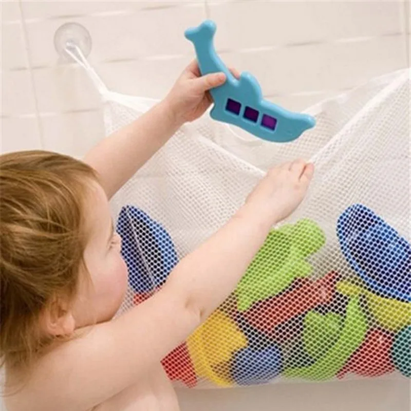 Kids Storage Toys - Bolsa de baño de malla para