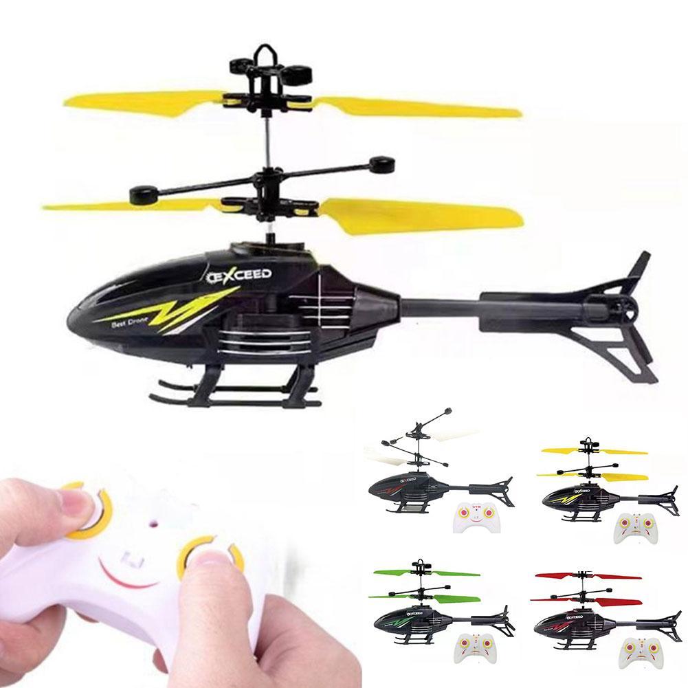 Kids Toys Channel - Helicóptero de Control remoto, helicóptero RC