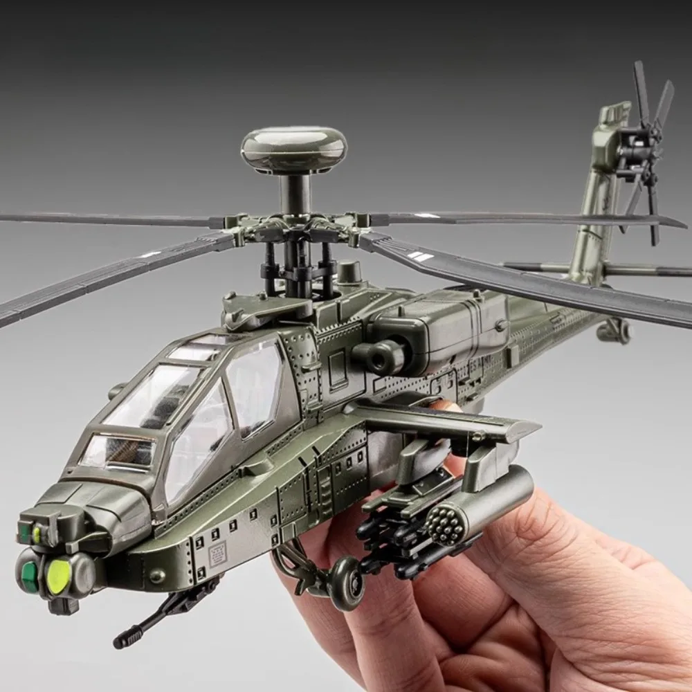 Kids Toys Vehicle - Modelo de avión AH-64 a escala