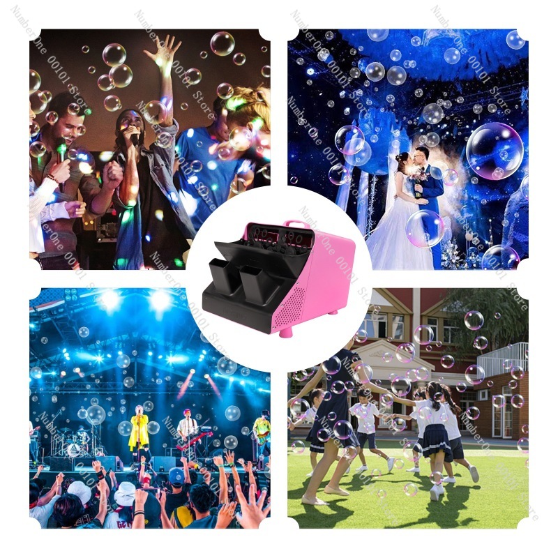 Bubble Machine Outdoor - Máquina de Burbujas para Bodas, Recargable,