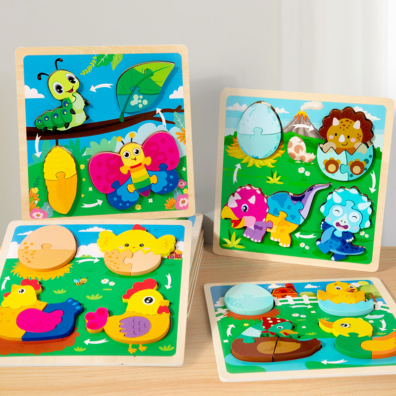 Kids Toys Cycle - Juguete para bebé, rompecabezas 3D de