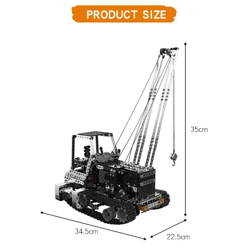 Grúa Metálica RC para Armar, C - Kids Toys Vehicle reseña y precio