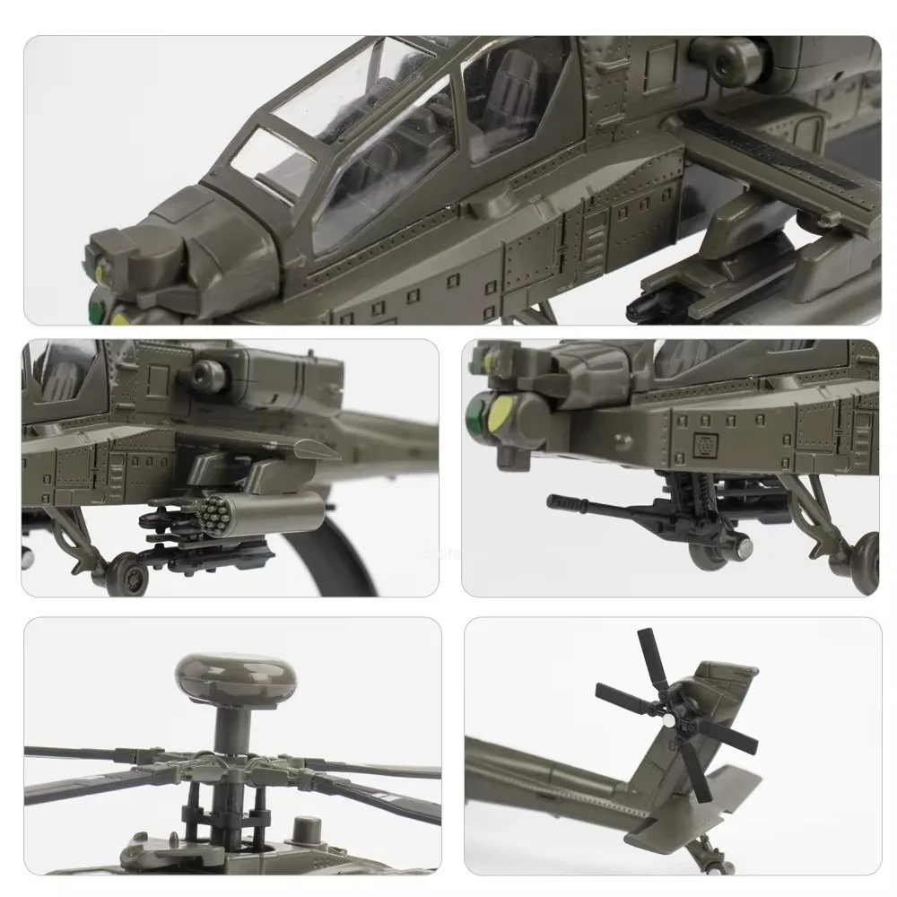 Modelo de avión AH-64 a escala - Kids Toys Vehicle reseña y precio