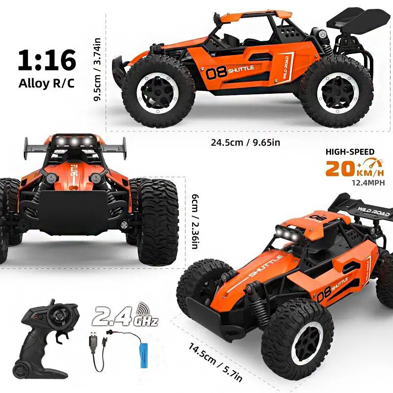 Coche teledirigido de alta vel - Kids Toys Channel reseña y precio