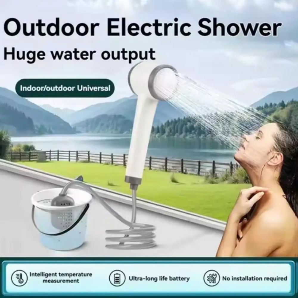 Ducha portátil autocebante con - Bubble Machine Outdoor reseña y precio