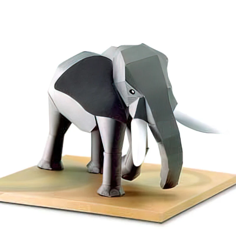Elefante africano Origami arte - Kids Toys Elephant reseña y precio