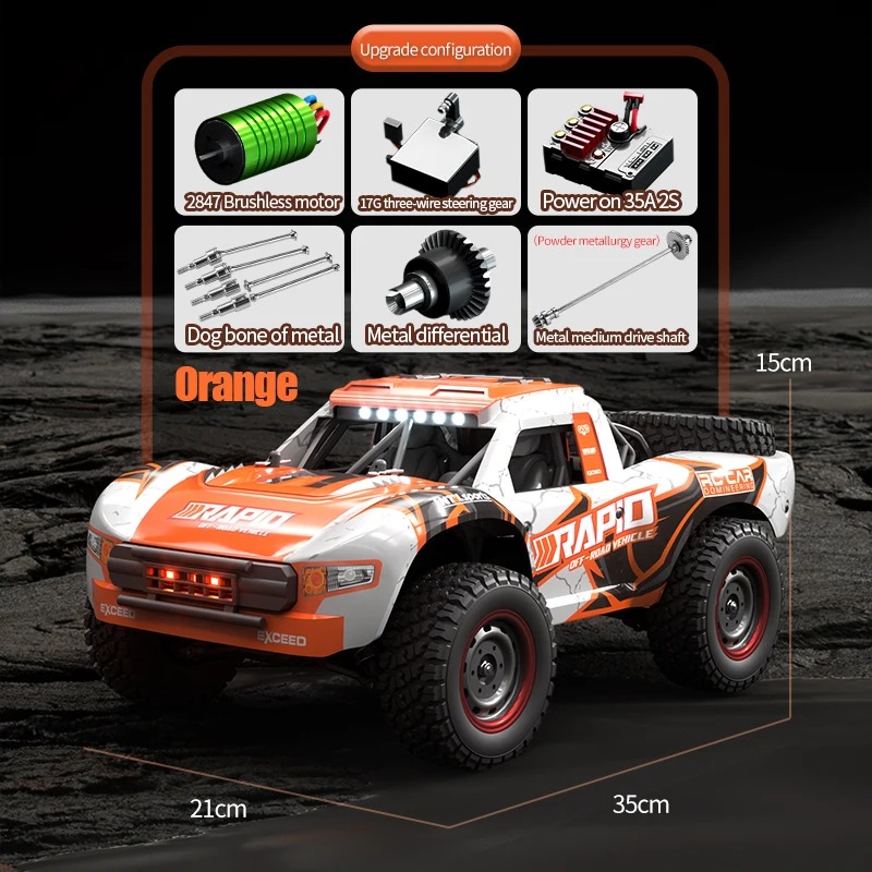 JJRC Q130 1:16 70 KM/H 4WD RC  - Kids Toys Cycle reseña y precio