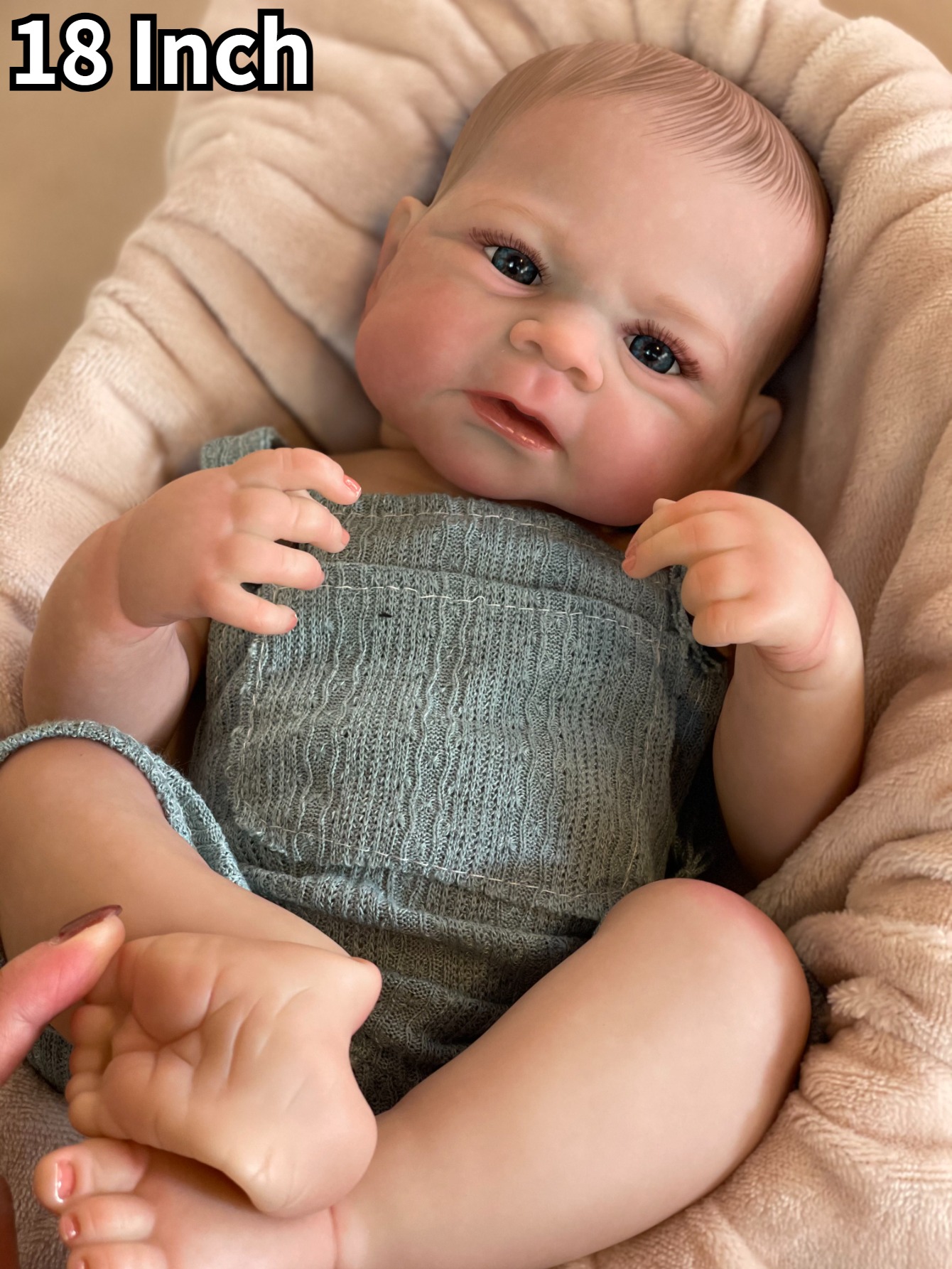 Muñeca realista hecha a mano,  - Kids Toys New Born reseña y precio