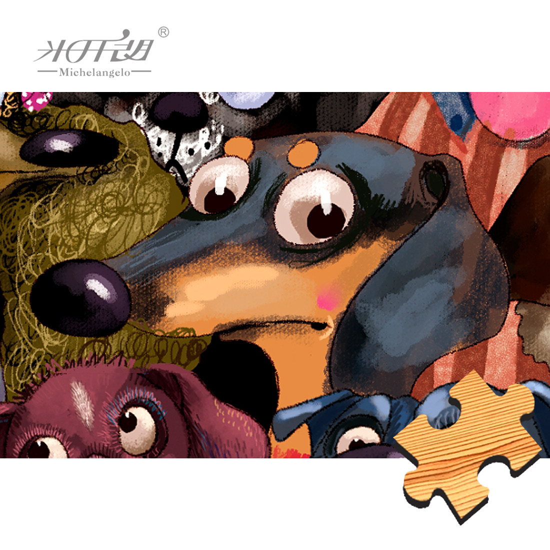 Rompecabezas de madera de Mich - Kids Toys Under 500 reseña y precio