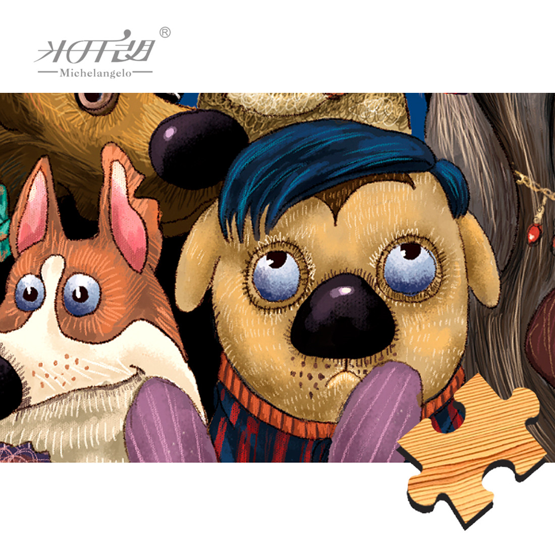 Rompecabezas de madera de Mich - Kids Toys Under 500 reseña y precio