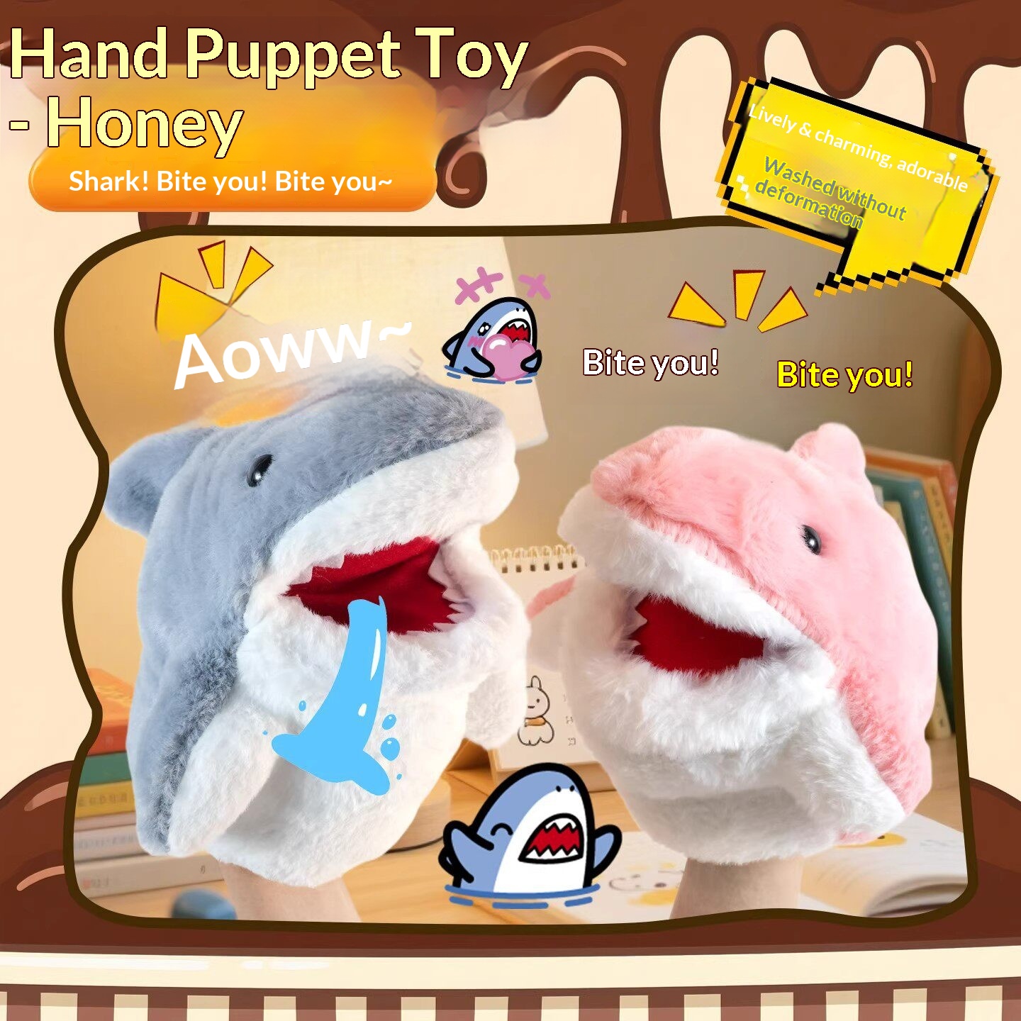 Marioneta de Mano de Tiburón d - Kids Toys Doll reseña y precio