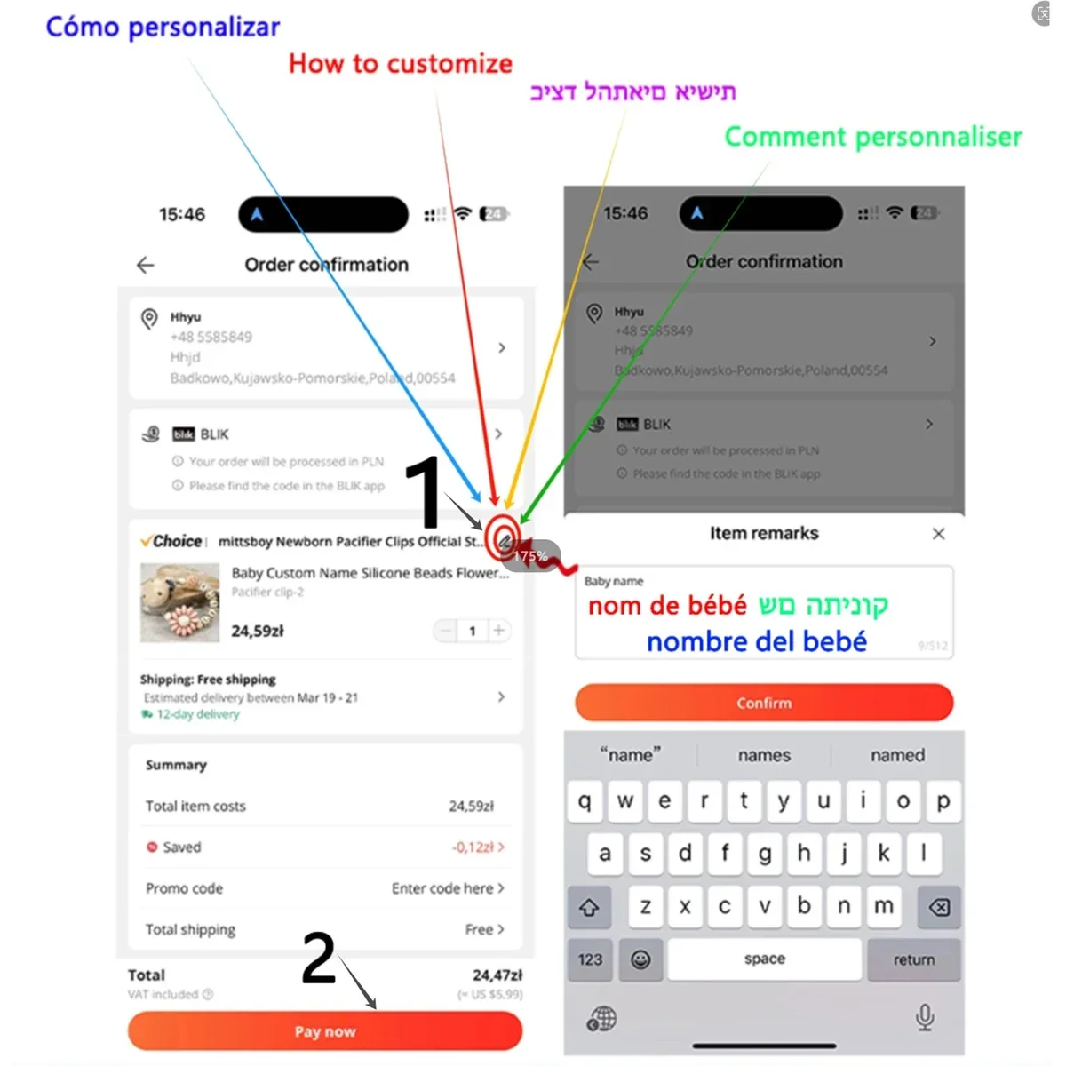 Clip para Chupete de Bebé con  - Kids Toys New Born reseña y precio