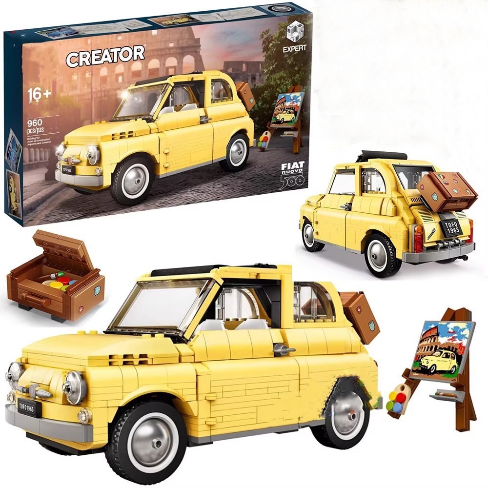 Compatible con Lego 10271 Fiat - Kids Toys Under 500 reseña y precio