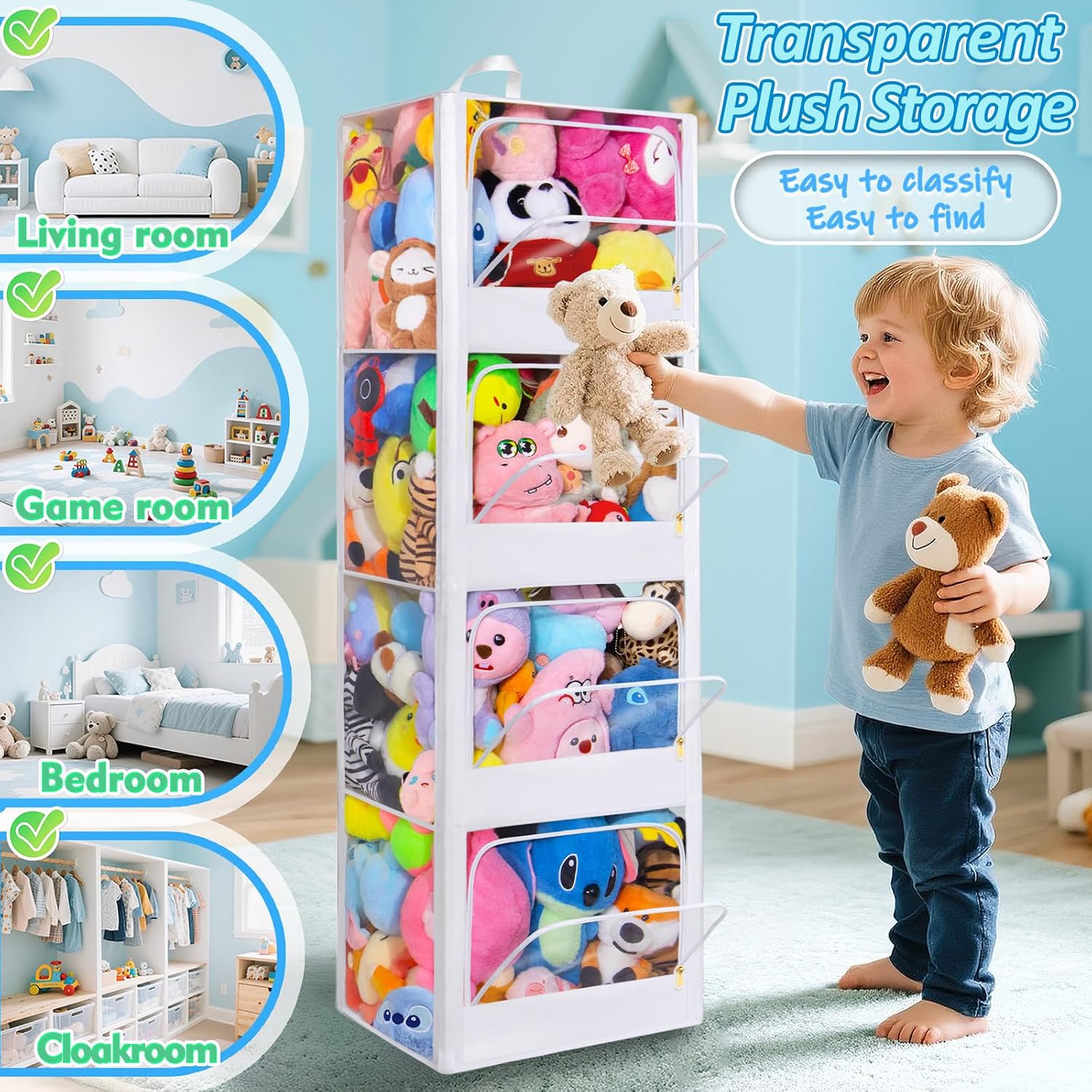Organizador de Juguetes de Pel - Kids Storage Toys reseña y precio