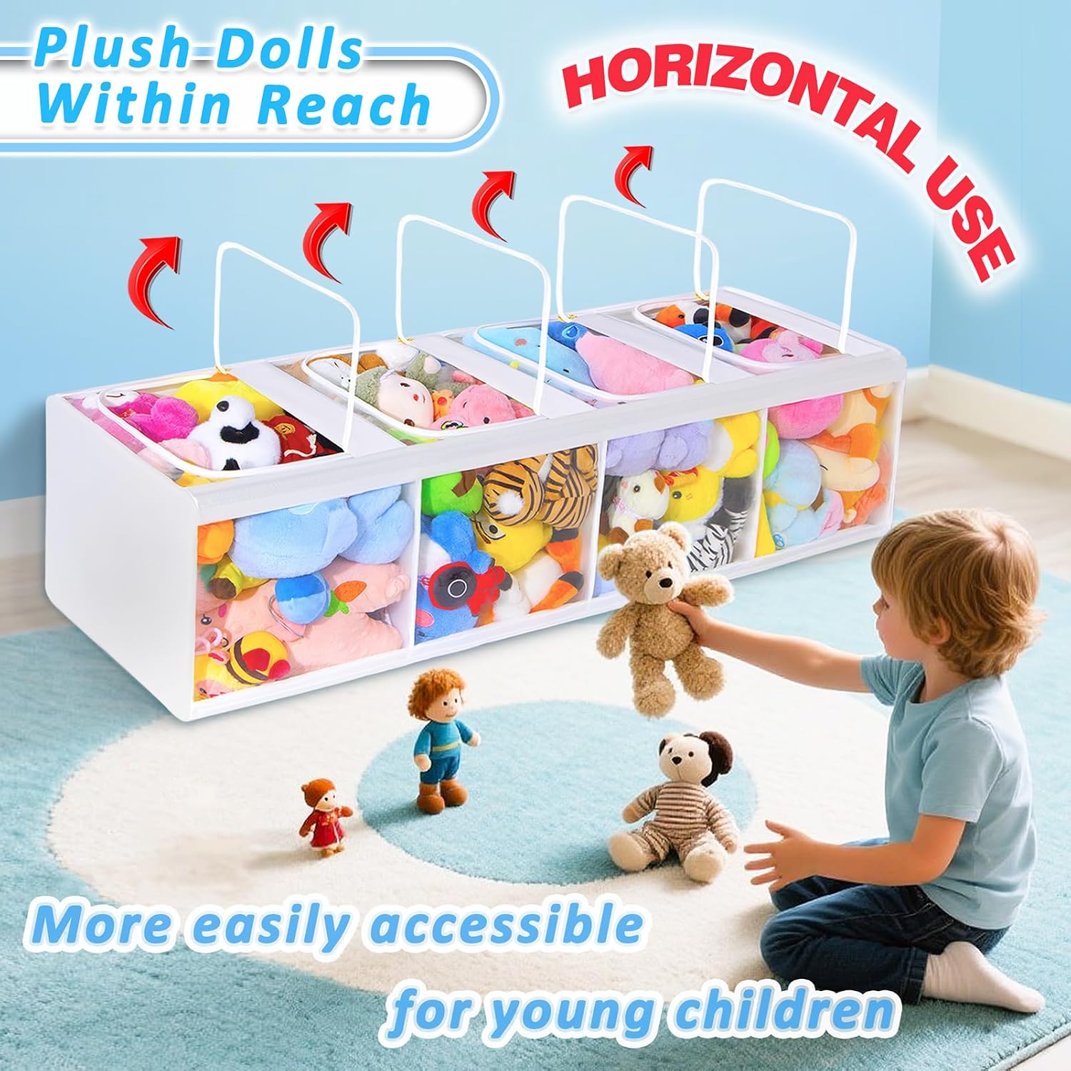 Organizador de Juguetes de Pel - Kids Storage Toys reseña y precio
