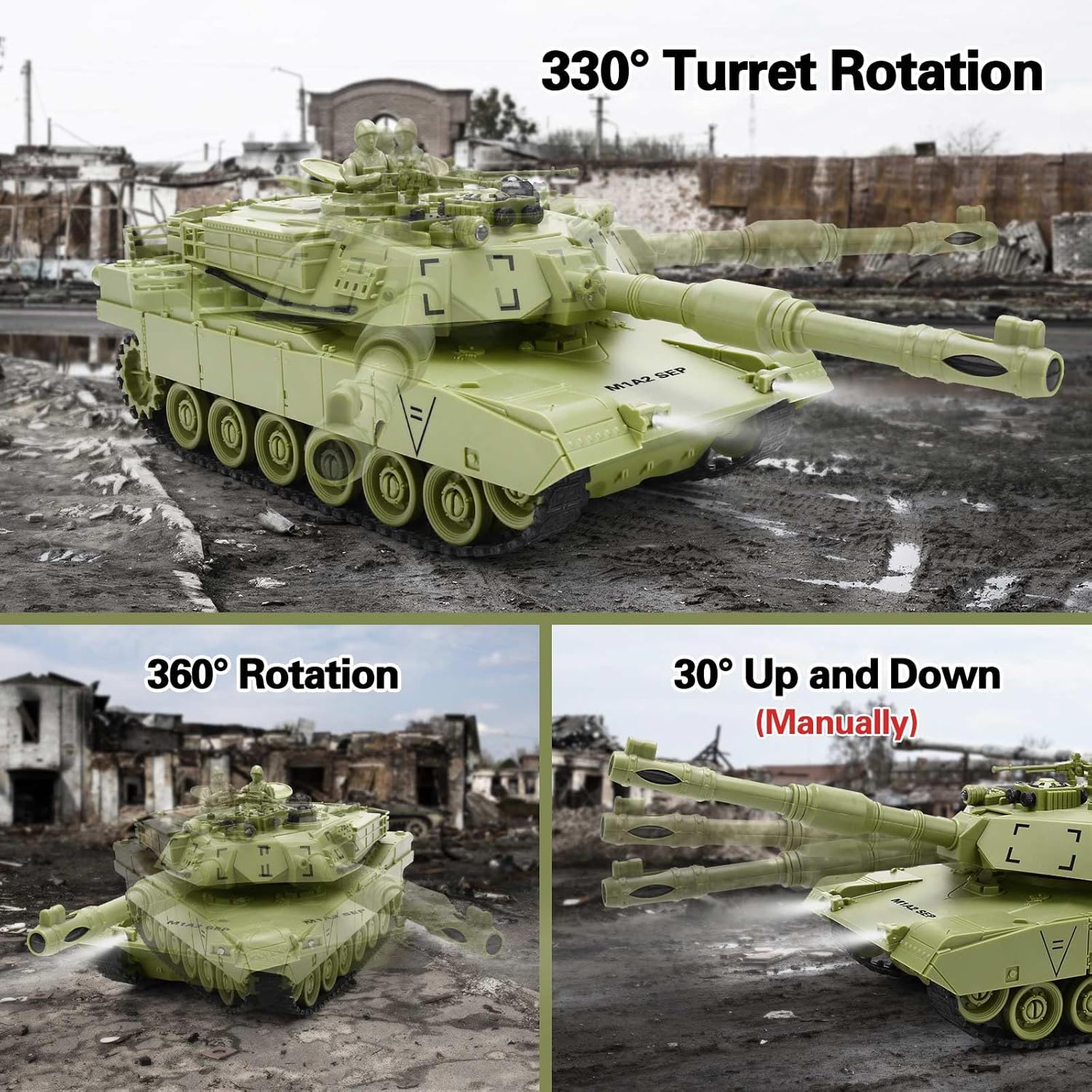 Set de tanque de batalla a con - Kids Toys Channel reseña y precio