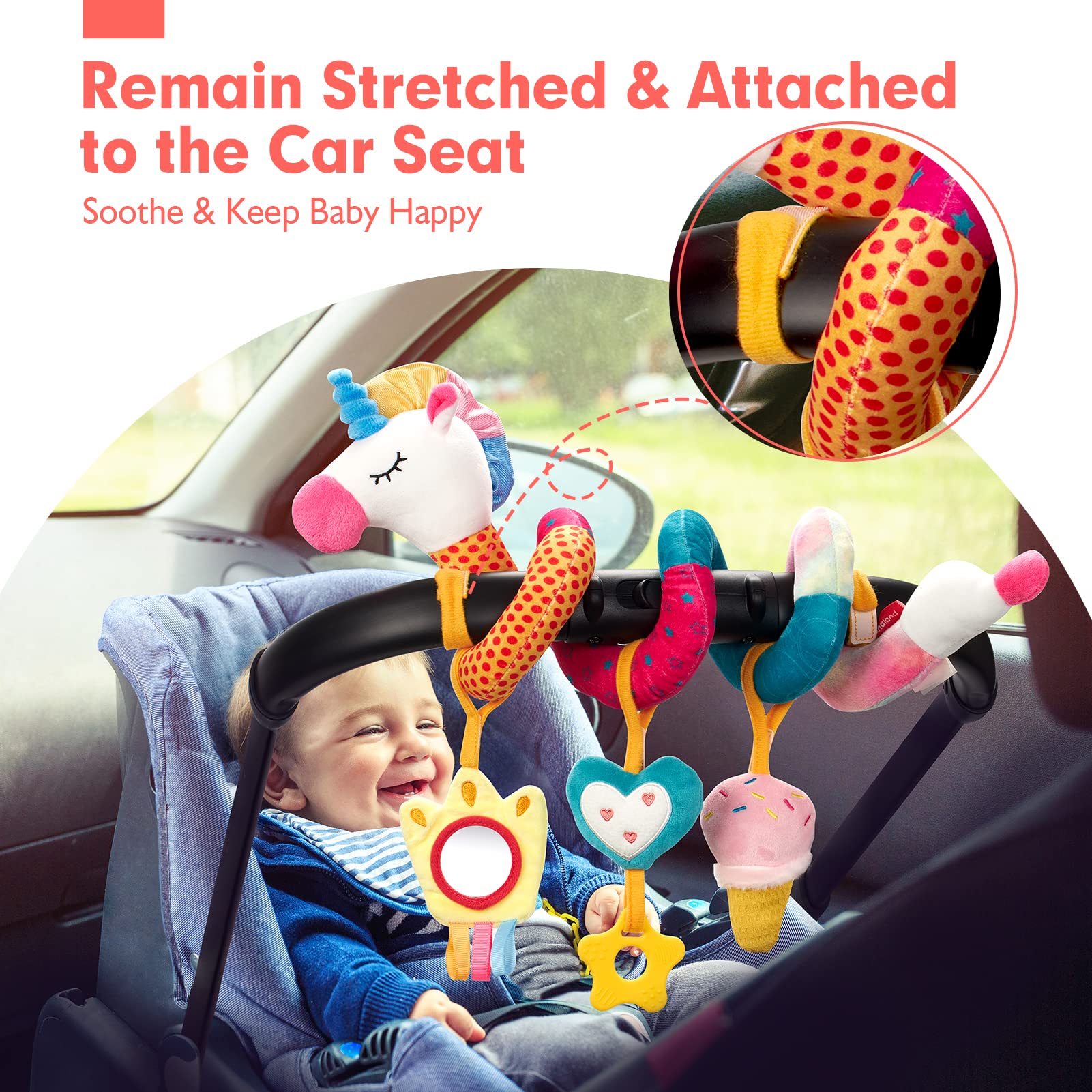 Juguetes de asiento de coche p - Kids Toys New Born reseña y precio