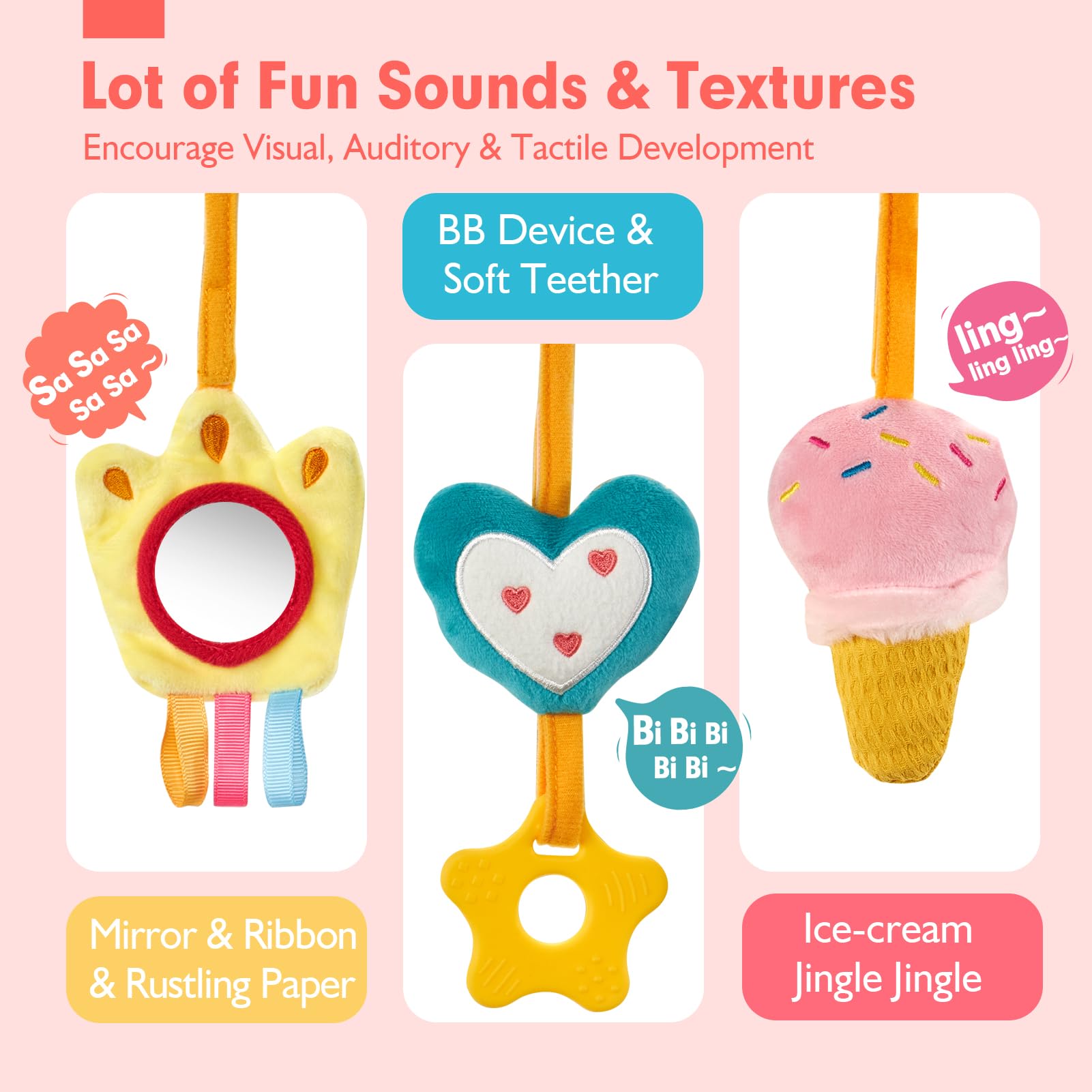 Juguetes de asiento de coche p - Kids Toys New Born reseña y precio