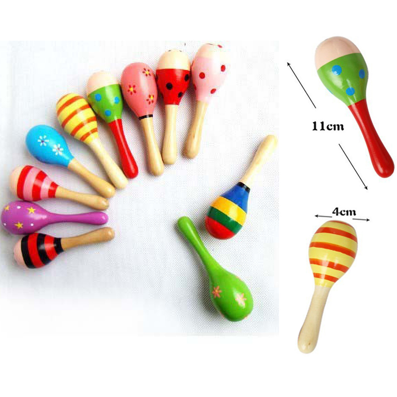 Sonajeros pequeños de madera c - Kids Toys New Born reseña y precio