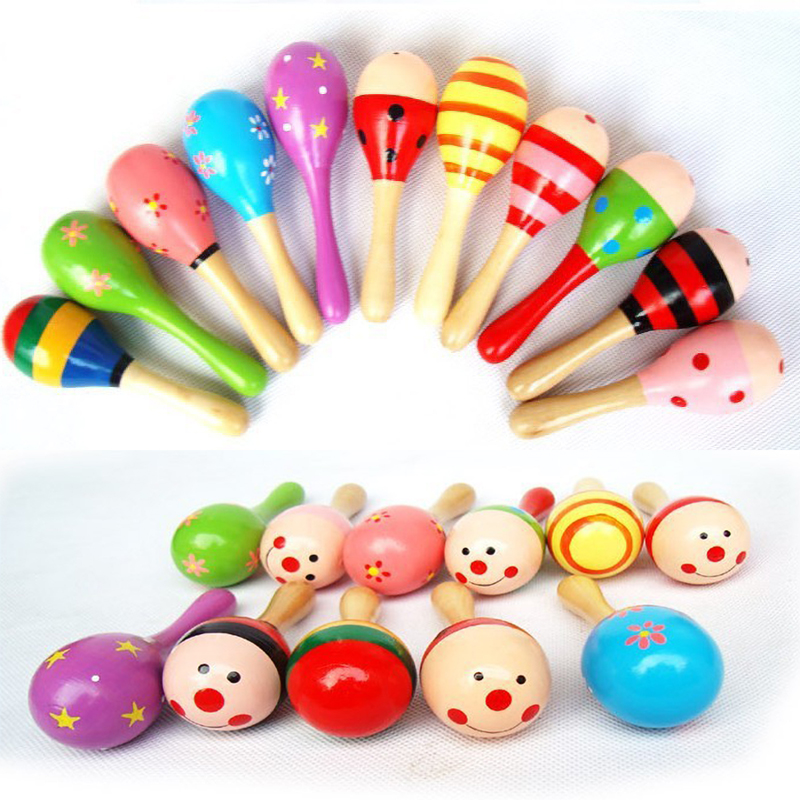 Sonajeros pequeños de madera c - Kids Toys New Born reseña y precio