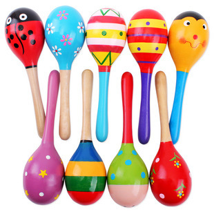 Sonajeros pequeños de madera c - Kids Toys New Born reseña y precio