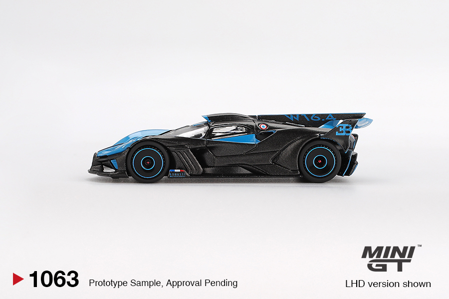 MINIGT 1/64 Bugatti Bolide Roj - Kids Y Toys reseña y precio