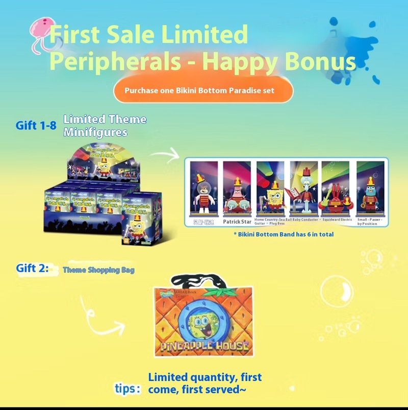 Oficial Area-X Bob Esponja Squ - Kids Toys Blocks reseña y precio